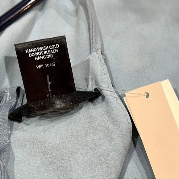 NWT Aqua Dusty Blue Lace Dress Women’s Sz S - Picture 11 of 11